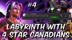 We're committing to a new level of. O Canada Carina Challenge 4 4 Star Canadian Labyrinth Of Legends Marvel Contest Of Champions Youtube