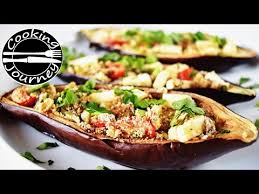 Eggplant Parmesan Boats Youtube