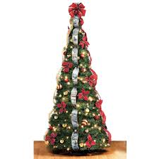 Features 450 clear twinkling white lights and an. Instant Pop Up Christmas Tree