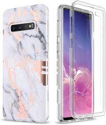 4.5 out of 5 stars. Suritch Fur Samsung Galaxy S10 Plus Hulle 360 Grad Handyhulle Sanft Bumper Schutzhulle Roubst Cover Mit Integriertem Displayschutz Fur Samsung S10 Plus 6 8 Zoll Gold Marmor Amazon De Elektronik Foto
