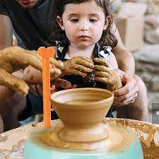 The 10 inch wheel head can handle most clay projects which is why i really like it in the classroom or even for a clay bar. Buy Pottery Wheel Kit For Kids Handmade Artist Paint Pottery Studio Ceramic Machine With Sculpting Clay Educational Handicraft Diy Toy Art Craft Kit For Boys Girls Beginners Green Online In Indonesia