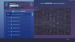 Complete List Of All Fortbyte Challenges Currently Available Updated July 16th Fortnite Intel