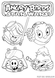 Printable Angry Birds Star Wars Coloring Page 6 Png 565 800 Pixels Angry Birds Star Wars Bird Coloring Pages Star Wars Crafts