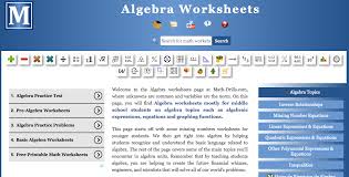 Here is a graphic preview for all of the algebra worksheet sections. Top 17 Pre Algebra Worksheets Free And Printable