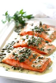 Pan Seared Salmon Piccata Dash Of Savory Cook With Passion Recipe In 2020 Pan Seared Salmon Salmon Piccata Seared Salmon