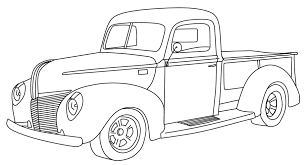 Free printable truck coloring pages for kids of all ages. 1940 Ford Pickup Coloring Page Free Printable Coloring Pages For Kids