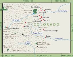 A Map Of Mark Wilhelm S Awesome State Of Colorado Colorado Map Colorado State Of Colorado