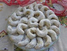 Vanillekipferl are a classic christmas cookie baked in every household throughout austria and germany during the month of december. Vanillekipferl Christmas Almond Crescent Cookies Kopiaste To Greek Hospitality