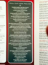 Menu Photo De La Mere Poulard Cafe Mont Saint Michel Tripadvisor