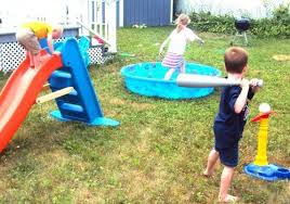 I think the best part it were the ninja floating steps. Create A Backyard Obstacle Course For Toddlers