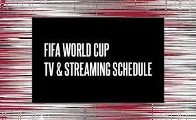 World Cup Printable Tv Schedule