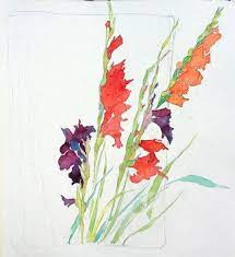Pin By Terri Dawson On Tattoo Brainstorming Flower Painting Watercolor Flowers Watercolor Flowers Paintings
