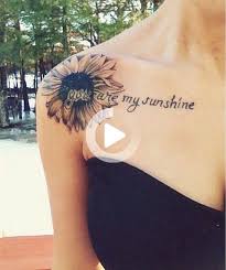 35 cute clavicle tattoos for women sunflower tattoo shoulder sunflower tattoos sunflower tattoo