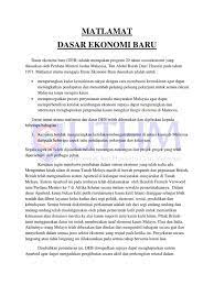 2.apakah matlamat utama dasar ekonomi bau(deb) terhadap malaysia? 6matlamat Dasar Ekonomi Baru 1971