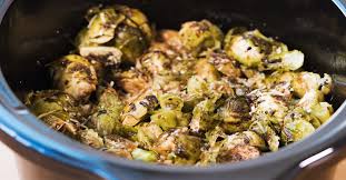 Cook on high for 1. Slow Cooker Balsamic Brussels Sprouts Keeprecipes Your Universal Recipe Box