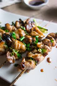 Yakitori Chicken Thighs With Green Onion Chicken Yakitori Recipe Yakitori Chicken Yakitori Recipe