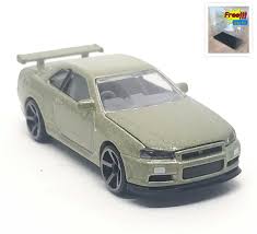 Majorette Nissan GT-R R34 Japan Series Green Nur 1:59 (3) no Package