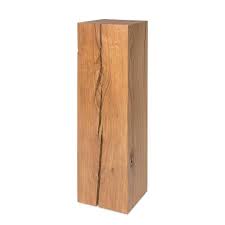 Dekosaule Holzsaule Eiche 13x13 Cm Massivholz Podest Eichenstamm Baumstamm Holzklotz Holzblock Flexible Furniture House Decor Rustic Types Of Wood