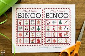 Then, cut off the top bingo letters and glue the grid of numbers to a blank sheet. Christmas Bingo Free Bingo Cards Printable Grace And Good Eats