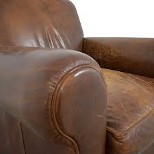 Entdecken sie hier unsere umfangreiche kollektion an bequemen sofas und mehr! 64 Off Crate Barrel Crate Barrel Brown Leather Club Chair Chairs