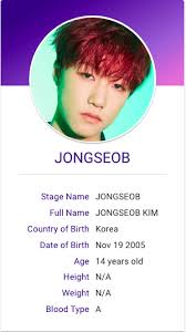 Jongseob P1harmony Profile Kpop Hallyu Idol K Pop Star Kpop Profiles Kpop