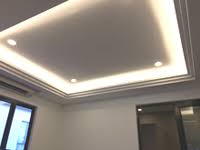 It is usually built with white plaster. Home Suria Plaster Ceiling Renovation Ceiling Works Ceiling Renovation