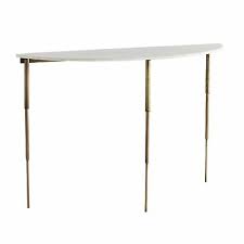 We did not find results for: 47 Long Console Table Modern Gold White Antique Brass Finish Solid Iron Marble Ebay