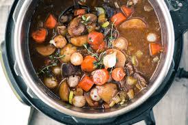 The Best Instant Pot Beef Bourguignon This Epic Beef Stew Cooks In Just 30 Minutes In The Amazing Ins Beef Bourguignon Beef Bourguignon Recipe Easy Beef Stew