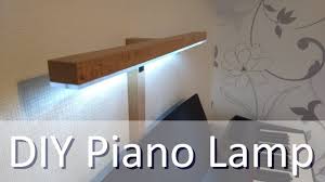 Piano lamps use led bulbs that are housed in tubes to illuminate the keys and sheet music. Diy Piano Lamp Youtube