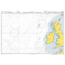 Admiralty Chart 4102 Western Approaches To The British Isles