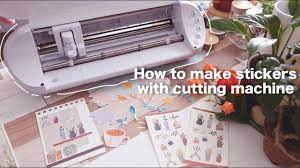 Cutting machine】How to make stickers🌷For self-made goods and  collages｜portrait3 - YouTube