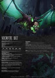 Necrotic Bat Dnd Monster By Ravenvonbloodimir On Deviantart Dnd Monsters Dnd Dragons Dungeons And Dragons Homebrew