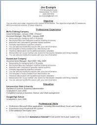 printable sample resume templates