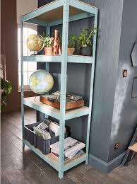 Pour Un Look Industriel A Petit Prix Utilisez Une Etagere Utilitaire En Acier Galvanisee Avec Tablette Bois Pour La Pe Etagere Utilitaire Etagere Rangement