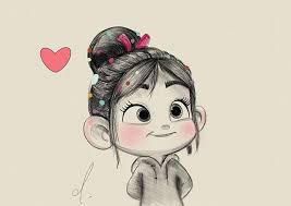 d skizze auf instagram sketch wreckitralph2 fur vanellope رسم disney cute cartoon drawings cute cartoon wallpapers girly drawings