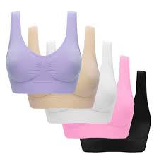 Check spelling or type a new query. 5pc Women Sports Bra For Large Breasts Ultra Thin Full Cup Yoga Bra Solid New Seamless Sports Style Crop Tops Vest Comfort Stretch Bras Shapewear Buy Online In Antigua And Barbuda At Antigua Desertcart Com