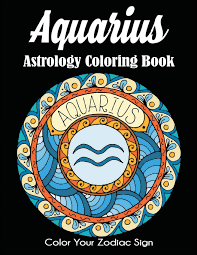 October 13 zodiac sign is libra. Amazon Com Aquarius Astrology Coloring Book Color Your Zodiac Sign 9781647900670 Dylanna Press Books
