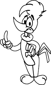 Cool Woody Woodpecker Listen Please Coloring Page Coloring Pages Ladybug Coloring Page Woody Woodpecker