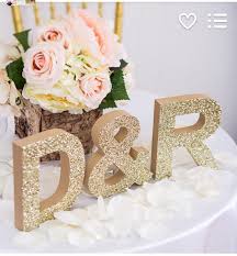 Sweetheart Table Hochzeit Initialen Dekoration Hochzeit Goldene Hochzeit Deko