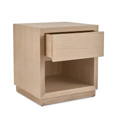 Elza End Table With Drawer Platform Base In 2020 End Tables With Drawers End Tables Cerused Oak