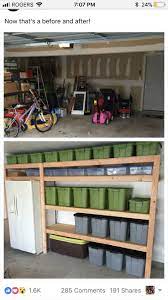 Pin By Brian Kump On Garage Garage Shelving Diy Garage Shelves Garage Organization Tips