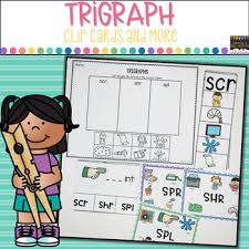 Trigraphs Clip Cards Anchor Charts And Printables