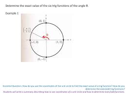 Is sine a trig function? Trigonometric Functions The Unit Circle Section 4 2 Ppt Download