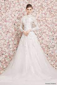 Wholesale Latest Stunning Lace Modest Chinese Wedding Dresses With Long Sleeves High Neck Elegant Brid Wedding Dress Long Sleeve Wedding Dresses Bridal Dresses