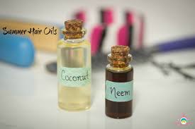 What are the benefits of neem oil for hair? Neem Coconut Summer Hair Oils Pink Chai Living