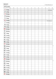 Sekali lagi, template kalender 2021 ini saya buat sendiri dari nol dan dibagikan secara gratis tanpa perlu membayar uang sepeser pun. 2021 Arkiv Blankettbanken