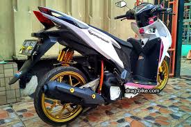 Yaitu hasil gabungan antara warna hitam, putih dan oranye menjadikan vario 125 ini lebih menarik. 52 Modifikasi Vario 150 Jari Jari Esp Techno 125 Cbs Dan 110 Street Racing Drag Bike Com Motor Warna Honda