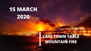 The university said students have been evacuated from the campus by emergency services support staff. 15 March 2020 Capetown Fire From Table Mountain To Lionshead Youtube