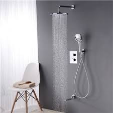 Duscharmatur Thermostat Unterputz Mit Kopfbrause Modern In Chrom Duscharmatur Dusche Badezimmer Mit Dusche