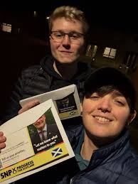 The grind [campaigning] never stops, not even for the last Thursday before  Christmas 💪 Great to be out for Gary Bouse today #ActiveSNP
